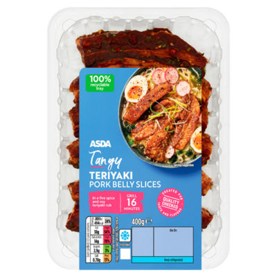 ASDA Butcher's Selection Teriyaki Pork Belly Slices