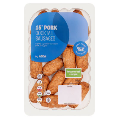 ASDA 15 Pork Cocktail Sausages