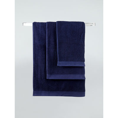 George Home Medium Navy 100% Cotton Bath Towel