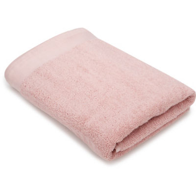 George Home Medium Dusky Pink Cotton Bath Towel