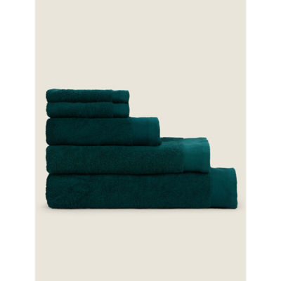 George Home Medium Emerald Green Cotton Bath Towel