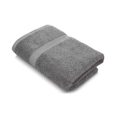George Home Medium Grey Super Soft Cotton Bath Towel