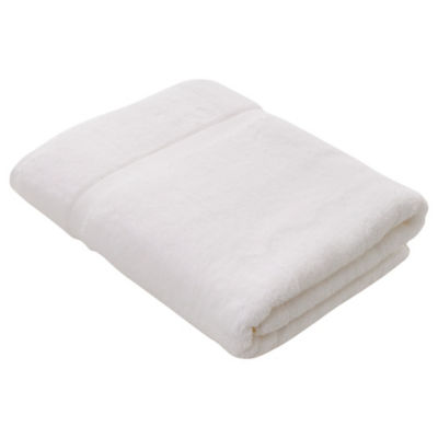 George Home Large White Super Soft Cotton Bath Sheet