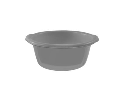 George Home Recycled Plastic Round Washing Up Bowl Grey