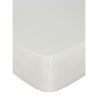 George Home White Fitted Sheet - Single