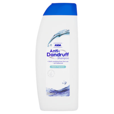 ASDA Classic Fragrance Anti-Dandruff Shampoo 500ml