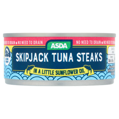 ASDA Tuna Steaks in a Little Sunflower Oil 110g