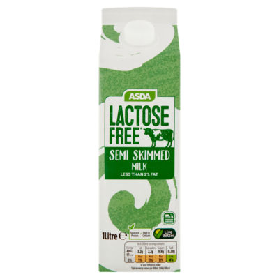 ASDA Lactose Free Semi Skimmed Milk