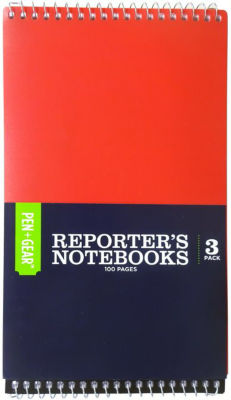 Pen & Gear Poly  Reporters Notebook 3 Pack