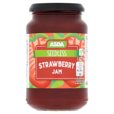 ASDA Fruity Seedless Strawberry Jam 454g