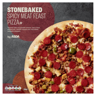 ASDA Stonebaked Spicy Meat Feast Pizza