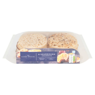 ASDA Extra Special 6 Sourdough Crumpets