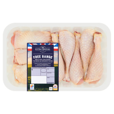 ASDA Extra Special Free Range Chicken Thighs & Drumsticks ...