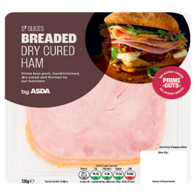 ASDA 5 Slices Breaded Dry Cured Ham