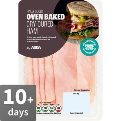 ASDA Finely Sliced Oven Baked Dry Cured Ham