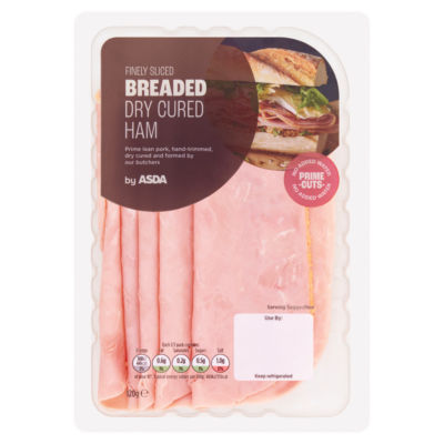 ASDA Finely Sliced Breaded Dry Cured Ham