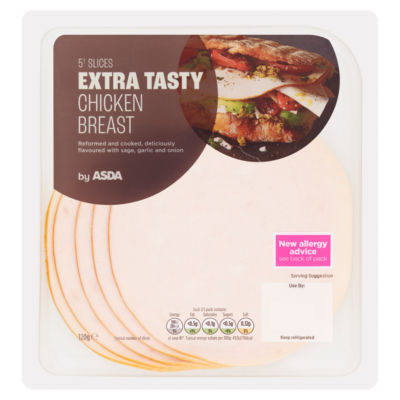 ASDA 5 Slices Extra Tasty Chicken Breast