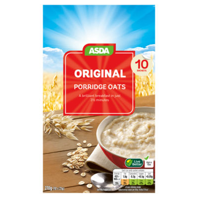 ASDA Original Porridge Oats Sachets