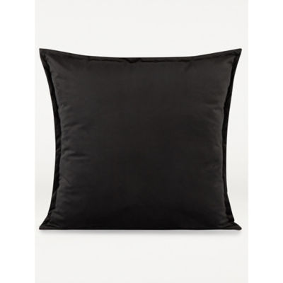 George Home Black Extra Large Velvet Cushion