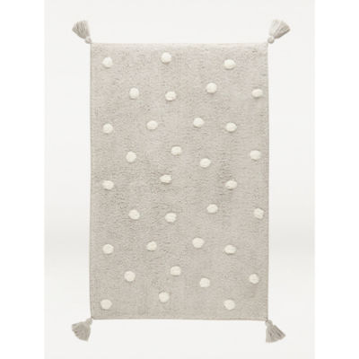 George Home Grey Dot Bath Mat