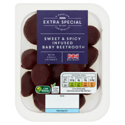 ASDA Extra Special Sweet & Spicy Infused Baby Beetroot