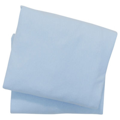 George Home Blue Fitted Sheets - Cot