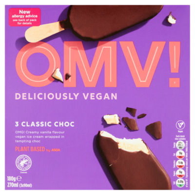 OMV! Deliciously Vegan 3 Classic Choc 