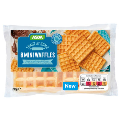 ASDA Toast at Home 8 Mini Waffles