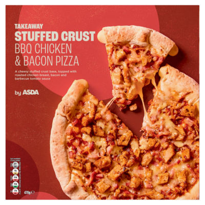 ASDA Takeaway Stuffed Crust BBQ Chicken & Bacon Pizza