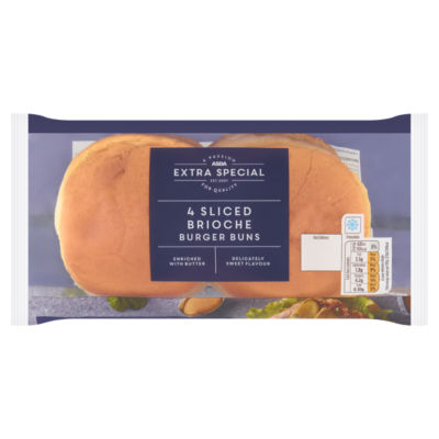 ASDA Extra Special Sliced Brioche Burger Buns