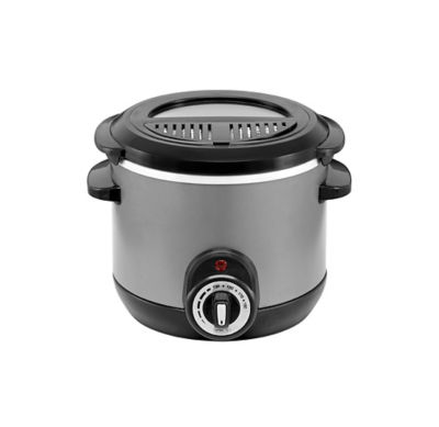 George Home Grey Compact Fryer 1.2L