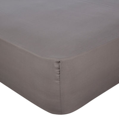 George Home Grey King Fitted Sheet - King