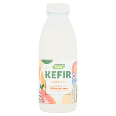 ASDA Passion Fruit, Mango & Papaya Kefir 500ml