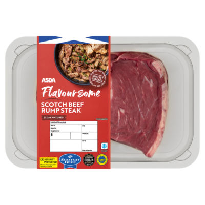 ASDA Butcher's Selection British Beef Rump Steak