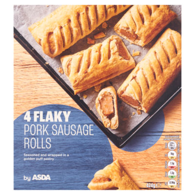 ASDA 4 Pork Sausage Rolls