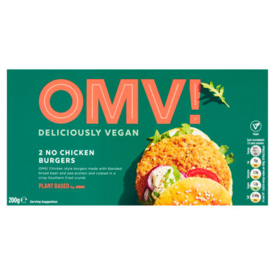 OMV! Deliciously Vegan 2 No Chicken Burgers