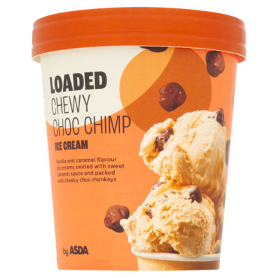 ASDA Loaded Chewy Choc Chimp Ice Cream 480ml