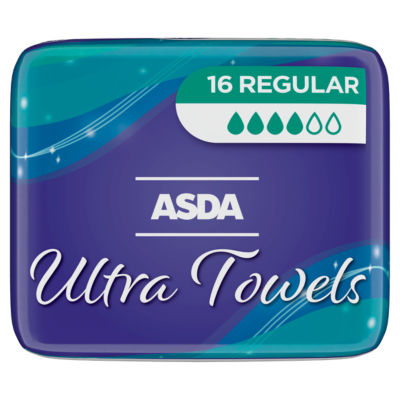 Asda discount green towels