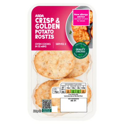 ASDA Crisp & Golden Potato Rostis