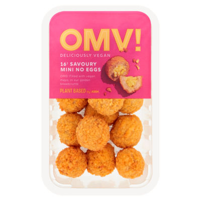 OMV! Deliciously Vegan 16 Savoury Mini No Eggs