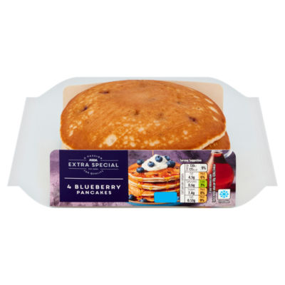 ASDA Extra Special 4 Blueberry Pancakes