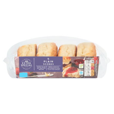 ASDA Extra Special 4 Plain Scones