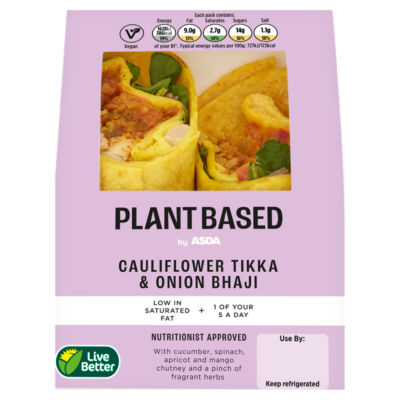 Plant Based by ASDA Cauliflower Tikka & Onion Bhaji