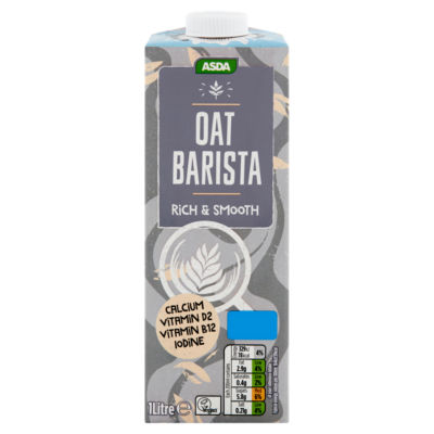 ASDA Plant Based Oat Barista Drink 1 Litre