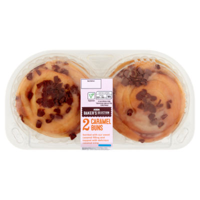 ASDA Baker's Selection Caramel Buns