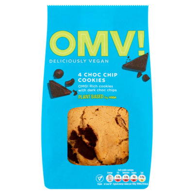 OMV! Deliciously Vegan 4 Choc Chip Cookies