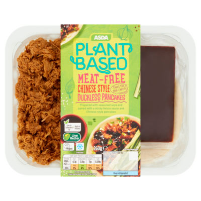 Plant Based by ASDA Meat-Free Chinese Style Duckless Pancakes 260g