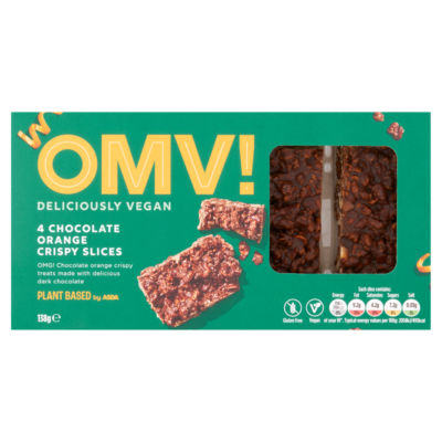 OMV! Deliciously Vegan 4 Chocolate Orange Crispy Slices