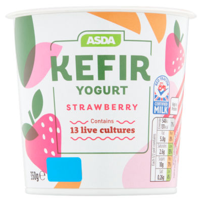 ASDA Strawberry Kefir Yogurt 350g