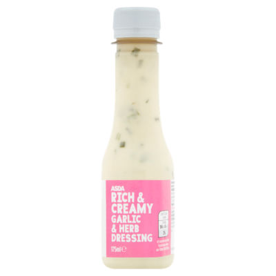 ASDA Rich & Creamy Garlic & Herb Dressing 175ml